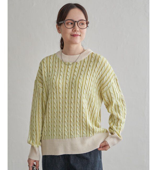 Lbc with Life「ケーブルニットプルオーバー」|カーディガン|