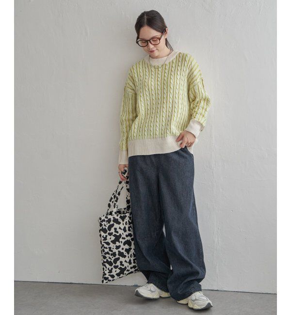 Lbc with Life「ケーブルニットプルオーバー」|カーディガン|