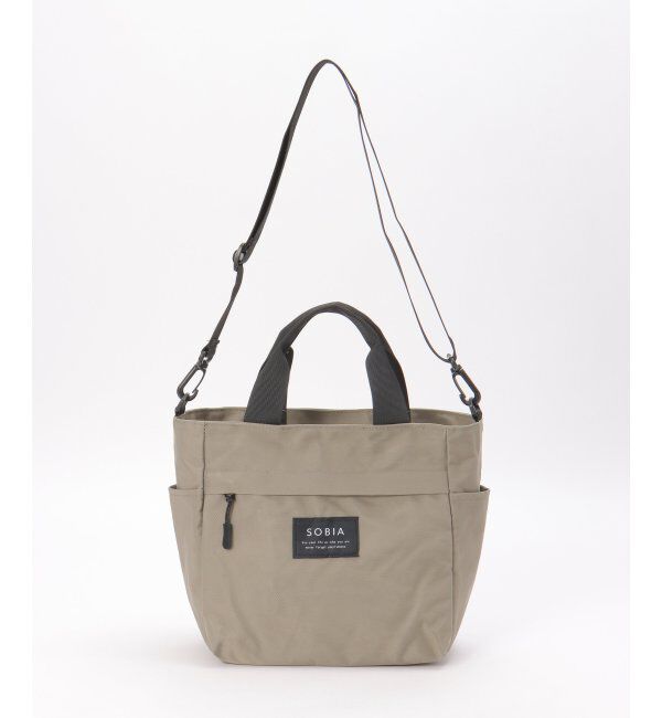 Lbc with Life「ハッスイナイロンミニトート」|その他|グレー