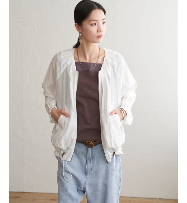 Lbc with Life「シアーヘムドロストブルゾン」|ブルゾン・スタジャン|