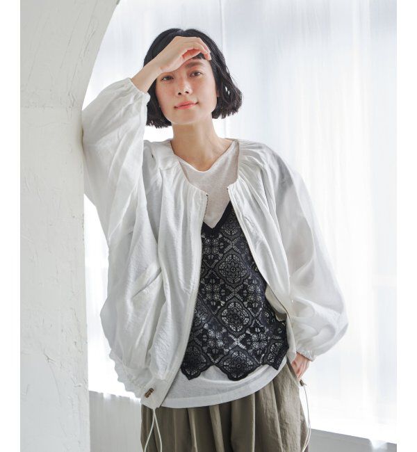 Lbc with Life「シアーヘムドロストブルゾン」|ブルゾン・スタジャン|