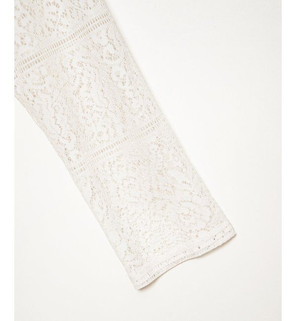 Lbc with Life「総レースシャツジャケット」|ブルゾン・スタジャン|