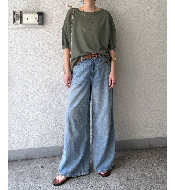 Lbc with Life「シアーニットT」|カーディガン|