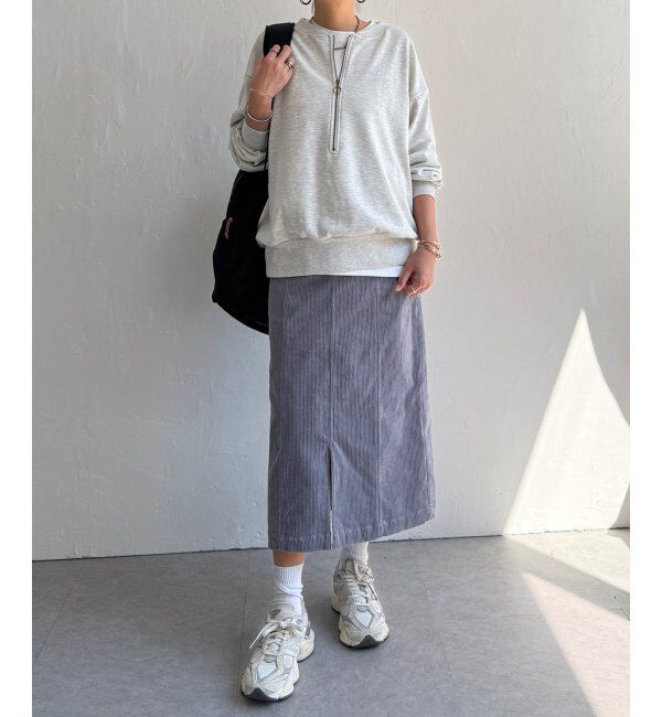 Lbc with Life「コーデュロイベイカーIラインスカート」|スカート|