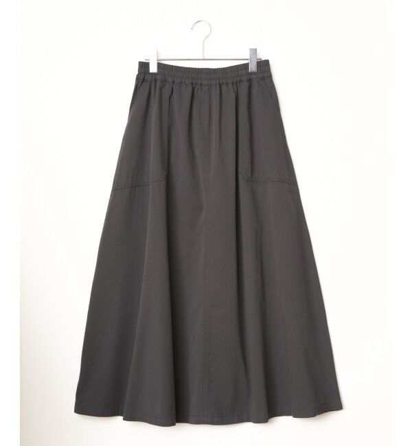 Lbc with Life「デニムコットンワークフレアスカート」|スカート|