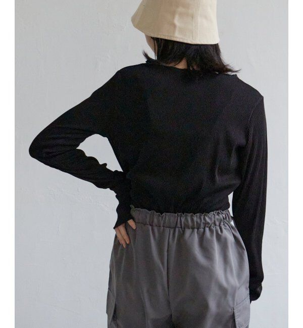 VENCE share style「ツートーン指穴開きトップス」|その他|