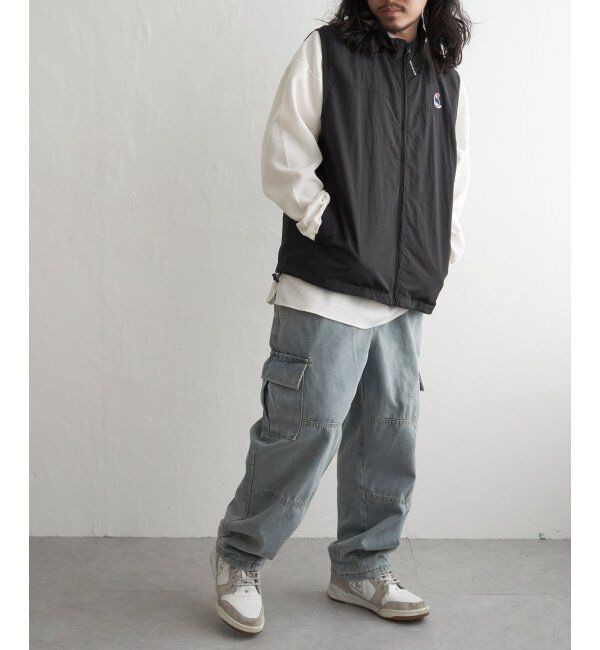 VENCE share style「Red Cap Girl レッドキャップガール ワッペン付きナイロンジップベスト」|その他|