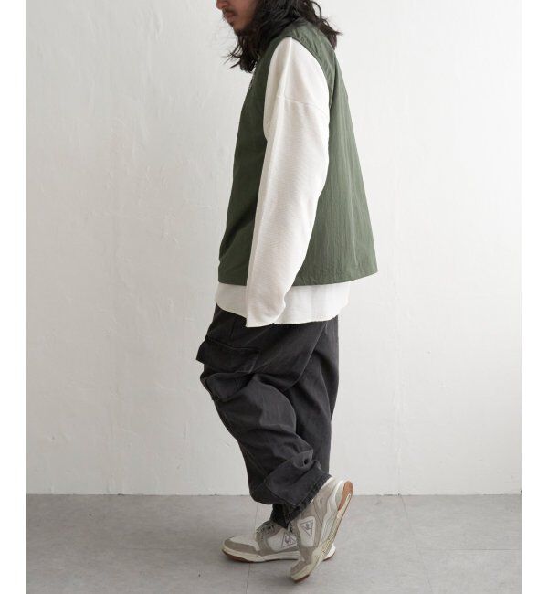 VENCE share style「Red Cap Girl レッドキャップガール ワッペン付きナイロンジップベスト」|その他|