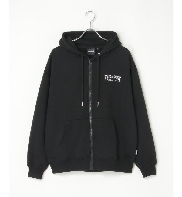 VENCE share style「THRASHER スラッシャー ジップパーカー」|カーディガン|