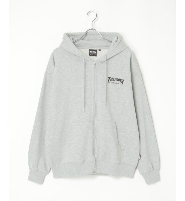 VENCE share style「THRASHER スラッシャー ジップパーカー」|カーディガン|