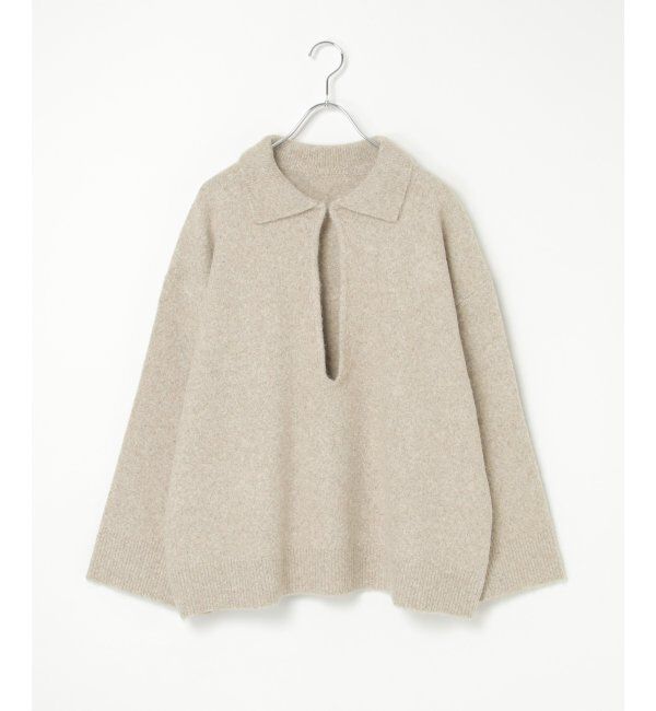 VENCE share style「杢ニットポロニット」|ニット・セーター|