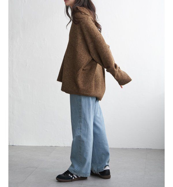 VENCE share style「杢ニットポロニット」|ニット・セーター|