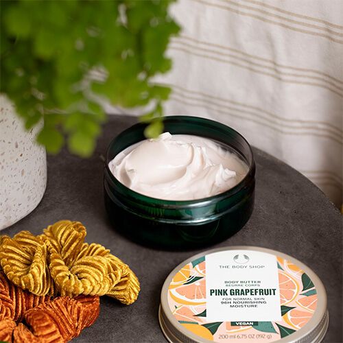 THE BODY SHOP「ボディバター ピンクグレープフルーツ 200mL」|ボディ保湿|