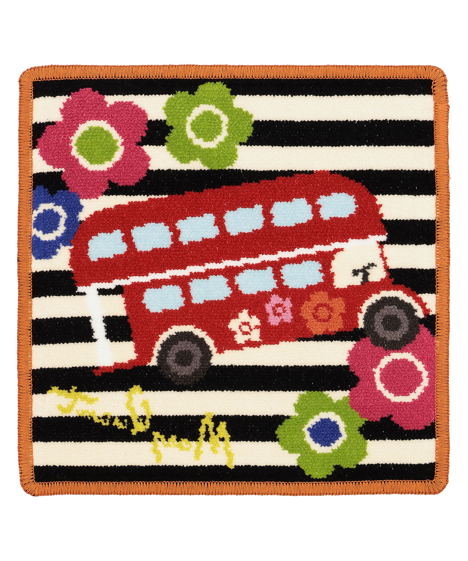 MARY QUANT「ロンドンバスシェニール ミニタオル」|タオル|