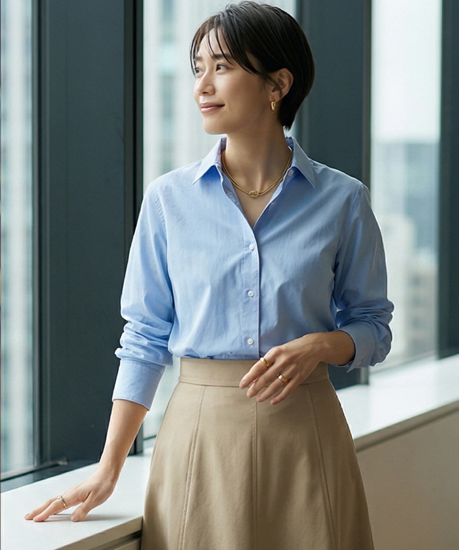 STYLE DELI「【DELI by】ノットデザインダブルラインネックレス」|ネックレス|