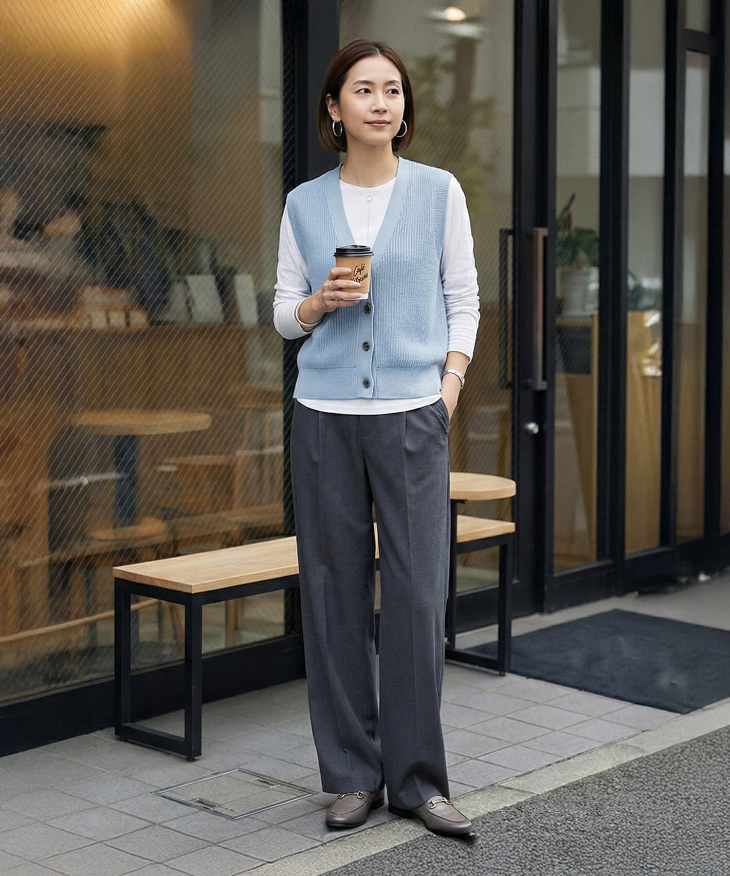 STYLE DELI「【DELI by】ラインアクセントYネックレス」|ネックレス|