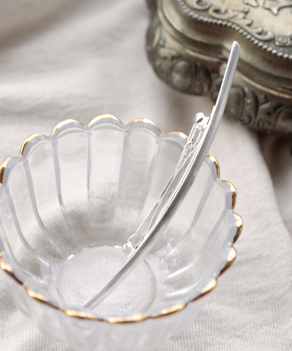 colleca la「カーブラインメタルバレッタ」|その他|シルバー