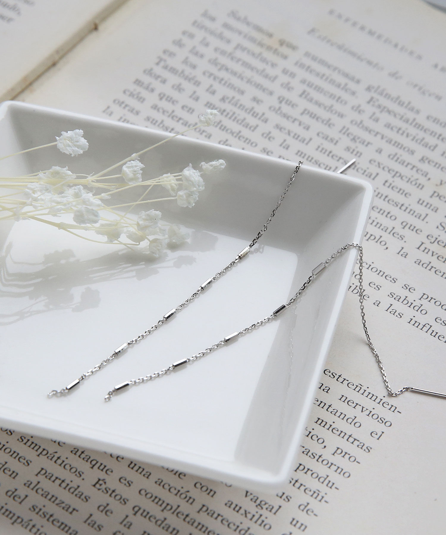 colleca la「[silver925]チェーンアメリカンピアス金属アレルギー対応〉」|ピアス|シルバー