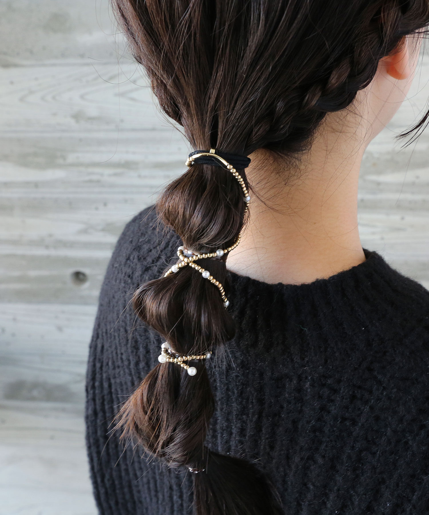 colleca la「ぐるぐるビーズヘアワイヤー」|その他|ゴールド