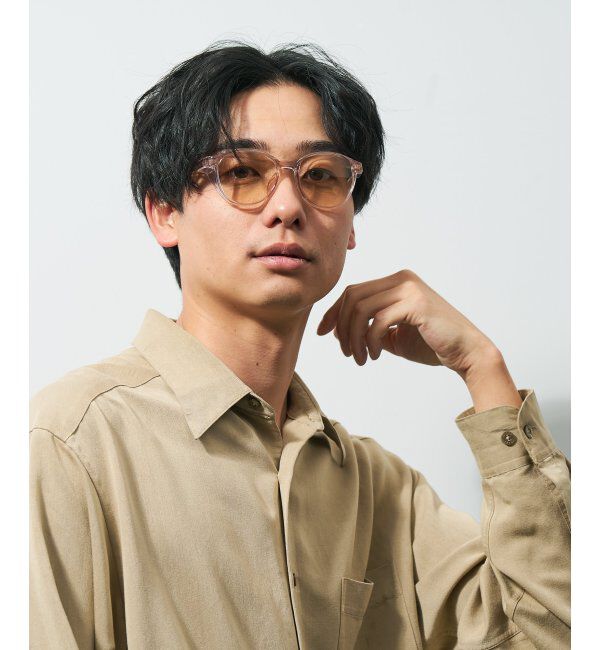  「ボストン型 花粉・飛沫対策 サングラス  (Zoff PROTECT 2WAY)  花粉メガネ メガネ 紫外線防止 UVカット」|サングラス|