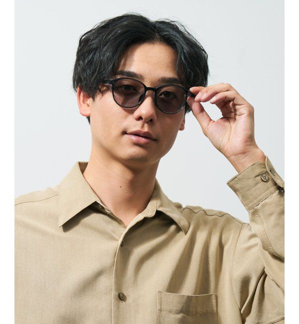  「ボストン型 花粉・飛沫対策 サングラス  (Zoff PROTECT 2WAY)  花粉メガネ メガネ 紫外線防止 UVカット」|サングラス|