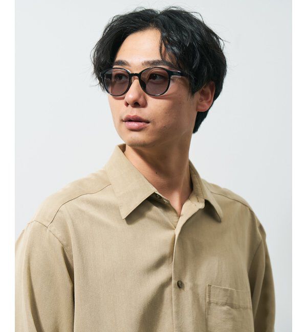  「ボストン型 花粉・飛沫対策 サングラス  (Zoff PROTECT 2WAY)  花粉メガネ メガネ 紫外線防止 UVカット」|サングラス|