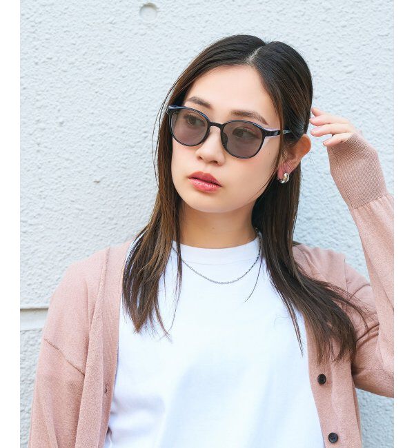  「ボストン型 花粉・飛沫対策 サングラス  (Zoff PROTECT 2WAY)  花粉メガネ メガネ 紫外線防止 UVカット」|サングラス|