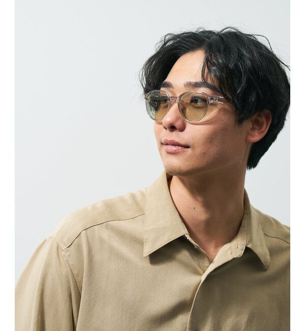  「ボストン型 花粉・飛沫対策 サングラス  (Zoff PROTECT 2WAY)  花粉メガネ メガネ 紫外線防止 UVカット」|サングラス|