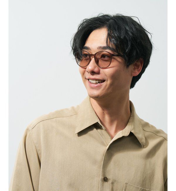  「ボストン型 花粉・飛沫対策 サングラス  (Zoff PROTECT 2WAY)  花粉メガネ メガネ 紫外線防止 UVカット」|サングラス|