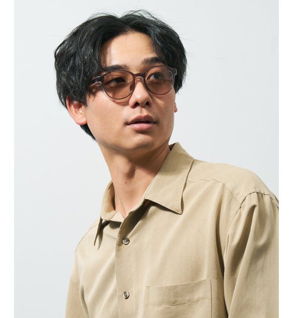  「ボストン型 花粉・飛沫対策 サングラス  (Zoff PROTECT 2WAY)  花粉メガネ メガネ 紫外線防止 UVカット」|サングラス|