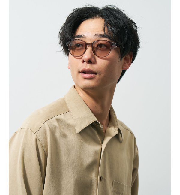  「ボストン型 花粉・飛沫対策 サングラス  (Zoff PROTECT 2WAY)  花粉メガネ メガネ 紫外線防止 UVカット」|サングラス|