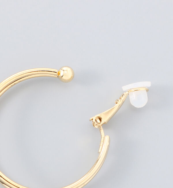 Phoebe「≪雑誌掲載≫ダブルラインフープイヤリング」|イヤリング|