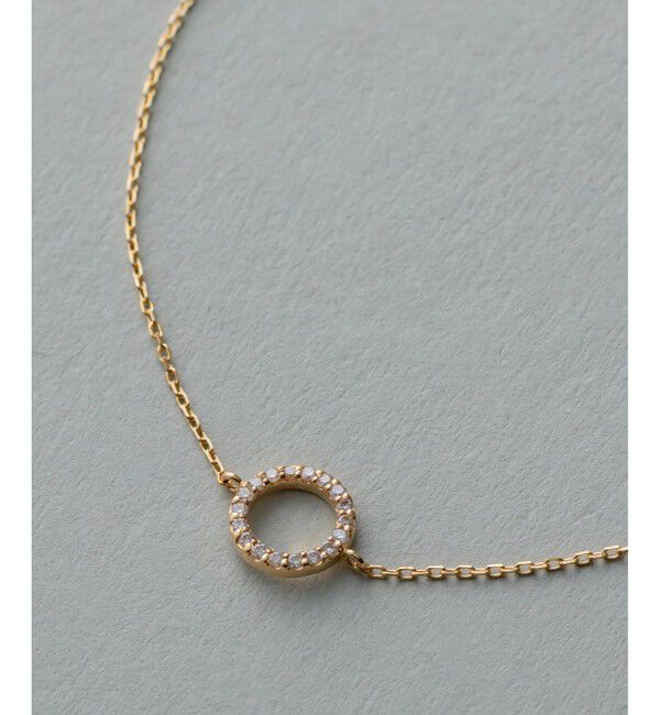 ete「K18YG パーティクル サークル ブレスレット」|ブレスレット・バングル|