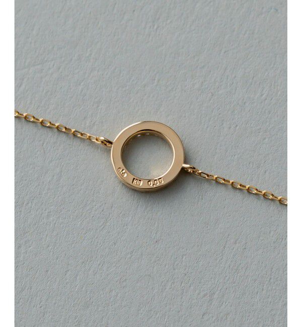 ete「K18YG パーティクル サークル ブレスレット」|ブレスレット・バングル|