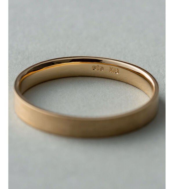 ete「[レイヤード] K18YG リング」|リング|