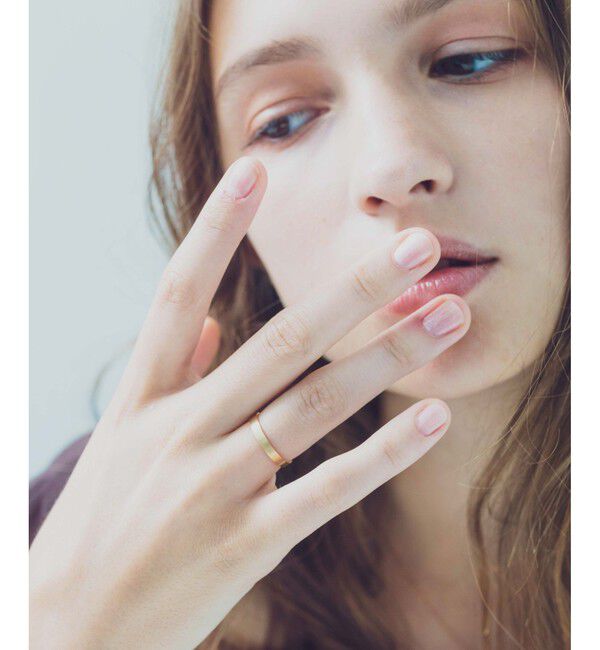 ete「[レイヤード] K18YG リング」|リング|