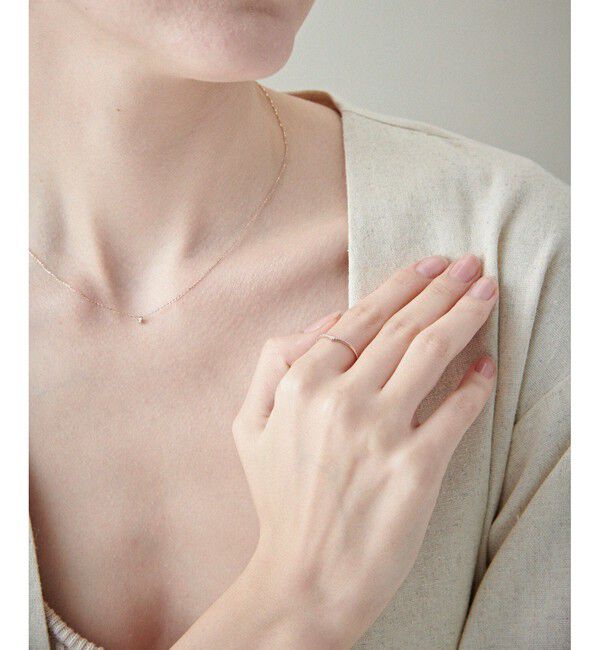 ete「[レイヤード] K10MPG ダイヤモンド リング」|リング|