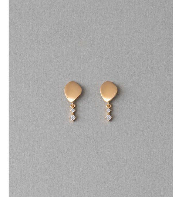 ete「ビジュー ピアス」|ピアス|イエローゴールド