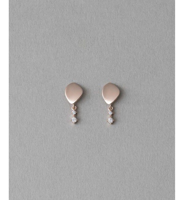 ete「ビジュー ピアス」|ピアス|ピンクゴールド