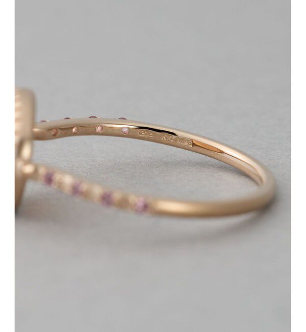 ete「[マイプレシャス] K10MPG ピーチムーンストーン リング」|リング|