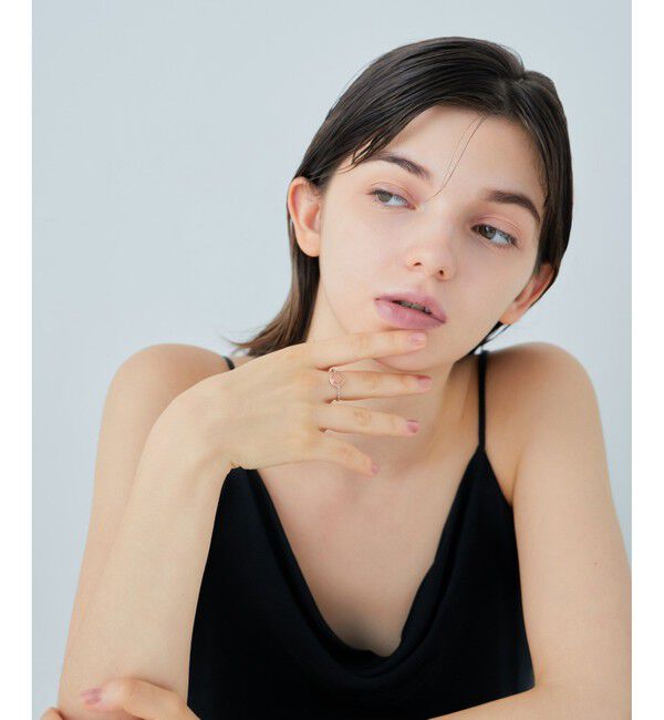 ete「[マイプレシャス] K10MPG ピーチムーンストーン リング」|リング|