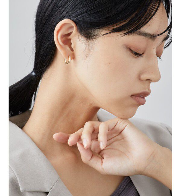 Jouete「スナップピアス ジルコニア」|ピアス|