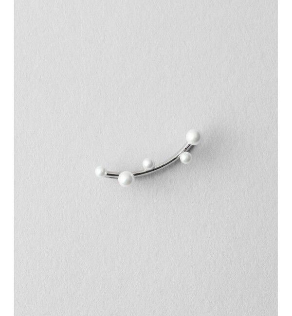 Jouete「イヤークリップ パール」|イヤーカフ|プラチナム