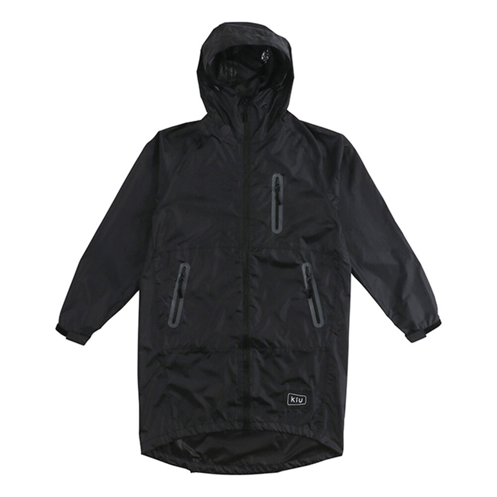 KiU「レインコート レディース おしゃれ 通販 自転車 アウトドア カーキ ゴルフ メンズ ブラック」|レインコート|ブラック1