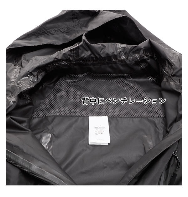 KiU「レインコート レディース おしゃれ 通販 自転車 アウトドア カーキ ゴルフ メンズ ブラック」|レインコート|