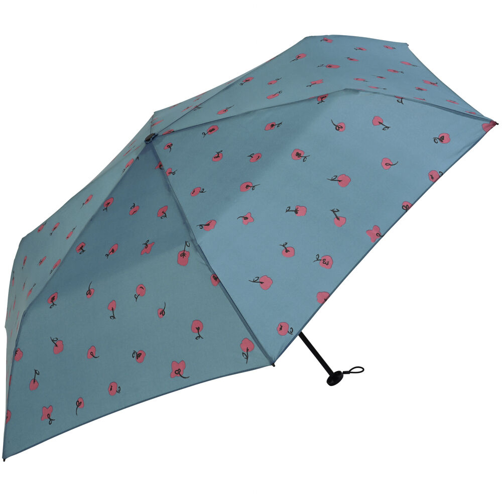 BACKYARD FAMILY「折りたたみ傘 レディース 軽量 通販 折り畳み傘 おしゃれ 超軽量 ライト コンパクト 小さめ」|傘|ブルー9