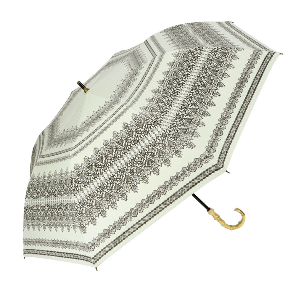 BACKYARD FAMILY「日傘 折りたたみ 遮光 晴雨兼用 軽量 通販 HYGGE ヒュッゲ ショートワイド 55cm」|傘|ホワイト5