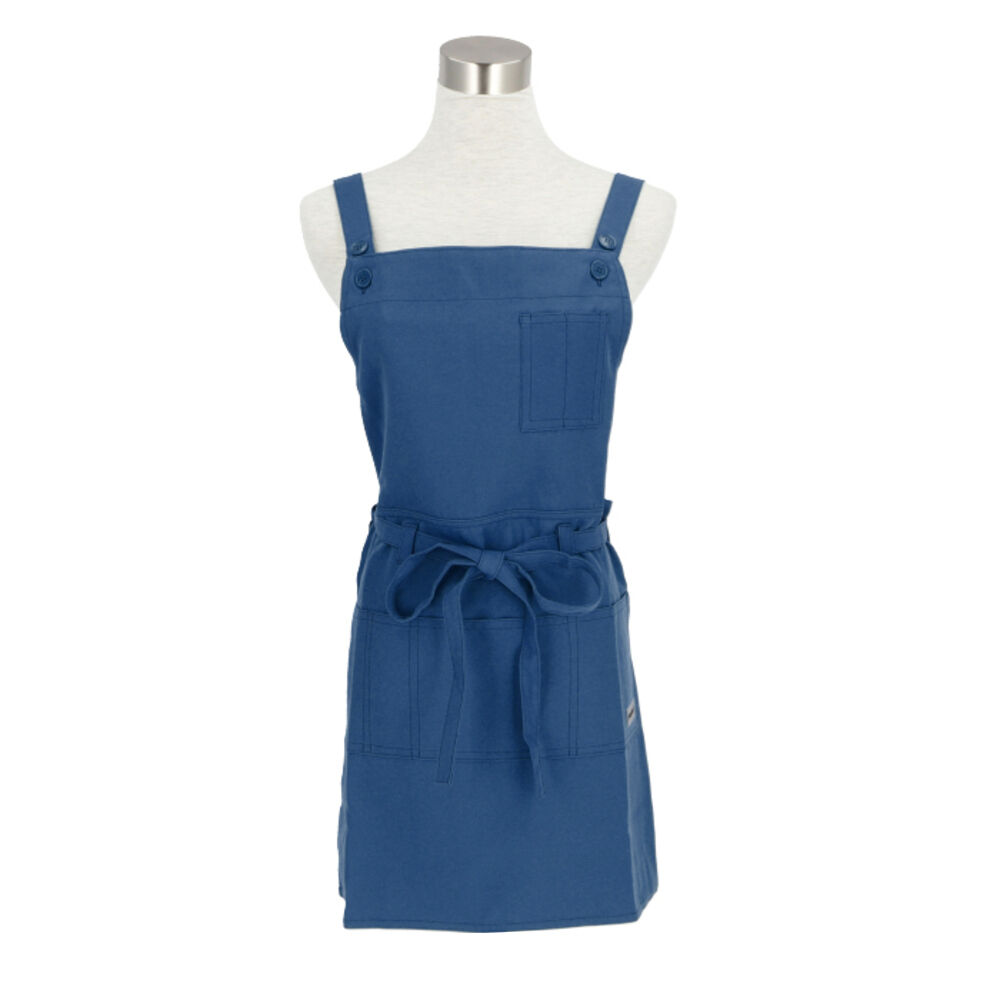 BACKYARD FAMILY「通販 エプロン おしゃれ ショート丈 かわいい 大人 レディース メンズ 無地 シンプル」|食器・キッチングッズ|ブルー2