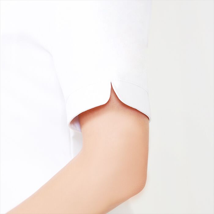 BACKYARD FAMILY「事務 ワンピース 通販 LindeLin LDL-2112 ワンピースコート 事務服 エステ」|ワンピース|