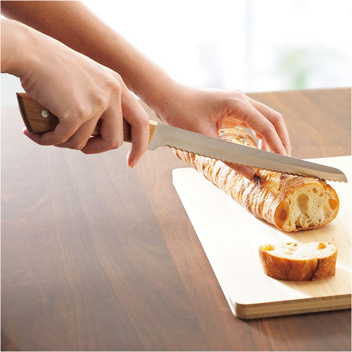BACKYARD FAMILY「パン切り包丁 通販 包丁 パン切りナイフ 木柄包丁 Lugna wood LW-03 ルグナウッド」|食器・キッチングッズ|